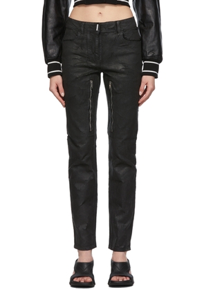 Givenchy Black Zip Jeans