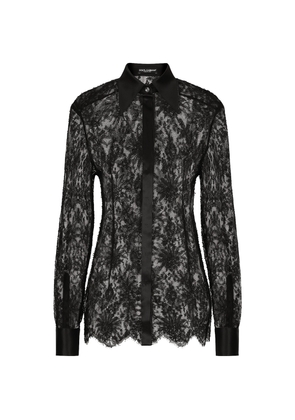 Dolce & Gabbana Lace Sheer Shirt