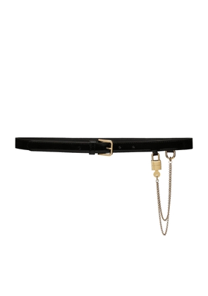 Dolce & Gabbana Leather Chain Belt