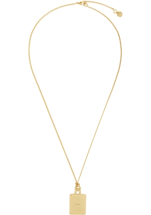 A. P.C. Gold Darwin Necklace