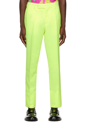 Versace Yellow Formal Trousers