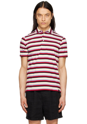 ASPESI Multicolor Striped Polo
