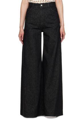 Chloé Black Wide-Leg Jeans