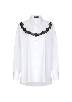 Dolce & Gabbana Lace-Detailed Shirt
