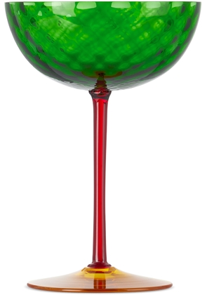 Dolce & Gabbana Green Carretto Champagne Glass