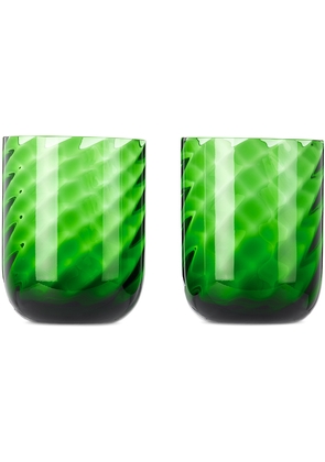 Dolce & Gabbana Green Carretto Water Glass Set