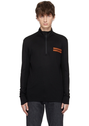 ZEGNA Black Half-Zip Sweatshirt