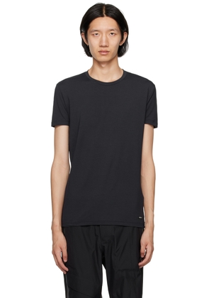 ZEGNA Navy Crewneck T-Shirt
