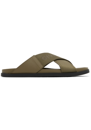 Givenchy Khaki G Plage Sandals