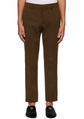 Versace Orange Formal Trousers