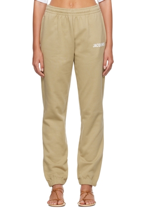 JACQUEMUS Khaki Le Papier 'Le Jogging Jacquemus' Lounge Pants