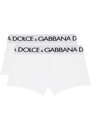 Dolce & Gabbana Two-Pack White Boxers