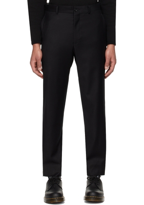 Comme des Garçons Homme Deux Black Zip Trousers