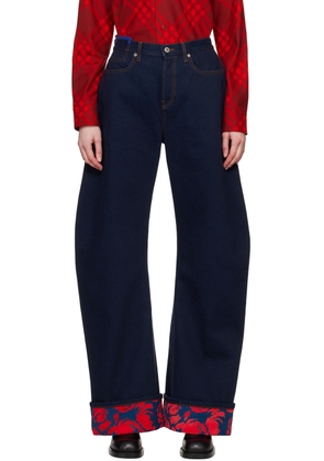 Burberry Indigo Floral Jeans