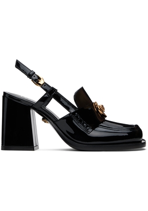 Versace Black Alia Slingback Pumps