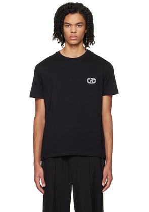 Valentino Black Appliqué T-Shirt