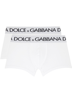 Dolce & Gabbana Two-Pack White Boxers