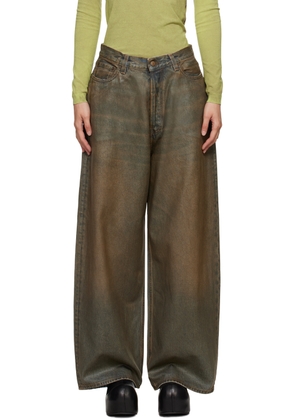 Acne Studios Brown Super Baggy-Fit 2023 Jeans