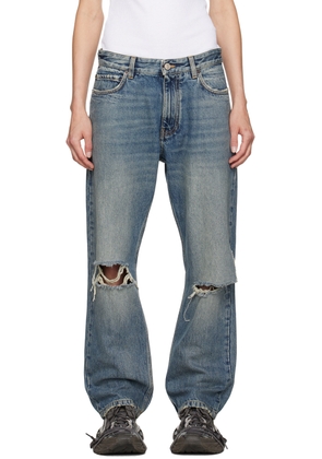 Balenciaga Blue Cinch Jeans