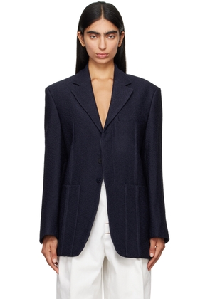 JACQUEMUS Navy La Casa 'La veste d'Homme' Blazer