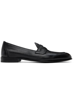 Brioni Black Appia Penny Loafers