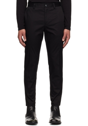 Dolce & Gabbana Black Twill Trousers