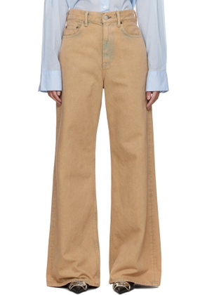 Acne Studios Beige Relaxed Fit 2022 Jeans