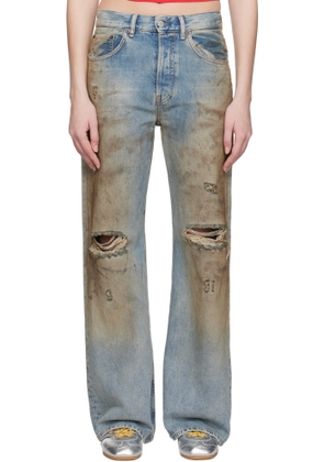 Acne Studios Blue Loose Fit Jeans