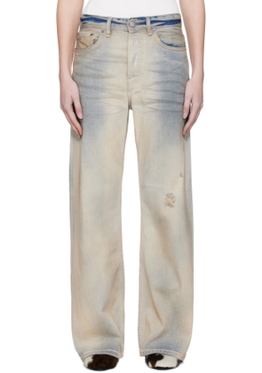 Acne Studios Blue Loose Fit Jeans
