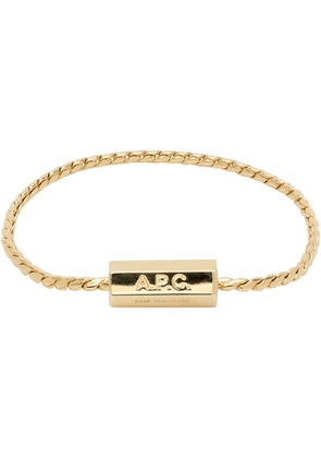 A. P.C. Gold Angle Bracelet