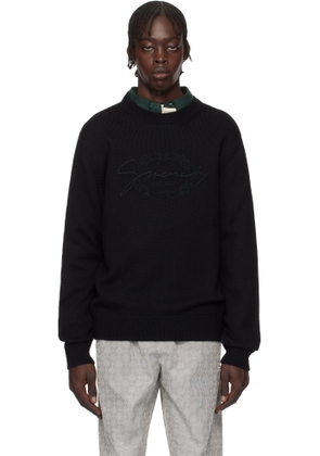 Givenchy Black 'GIVENCHY' Medallion Sweater