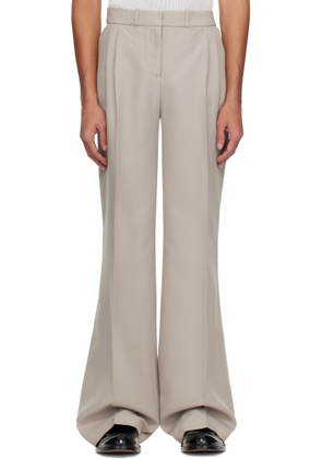 Coperni Beige Wide Leg Tailored Trousers