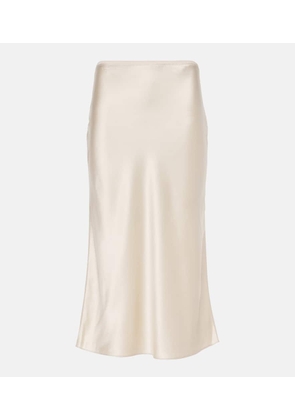 Joseph Isaak silk satin midi skirt