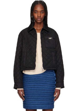 Versace Black Quilted Jacket