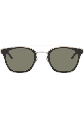 Saint Laurent Silver SL 28 Metal Sunglasses