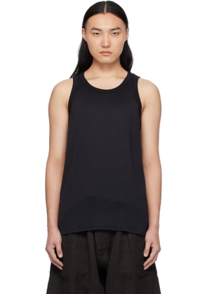 nanamica Black Loopwheel COOLMAX Jersey Tank Top