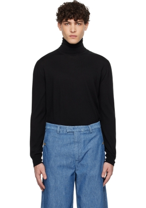 Valentino Black VLogo Signature Turtleneck