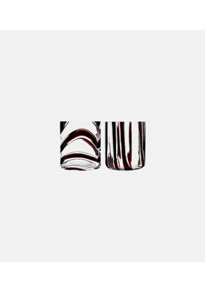 NasonMoretti Cyrcus set of 2 glass tumblers