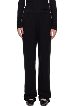 ÉTERNE Black Thermal Lounge Pants