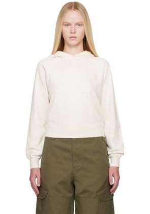 ÉTERNE Off-White Shrunken Hoodie