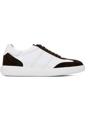 Brioni Brown & White Olympia Sneakers