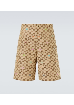 Gucci GG fil coupe canvas shorts