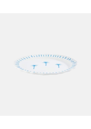 Les-Ottomans Palms painted ceramic tray