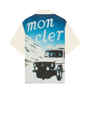 Moncler Genius X Mercedes Benz By Nigo Shirt in Baby Powder - Blue. Size 50 (also in 52).