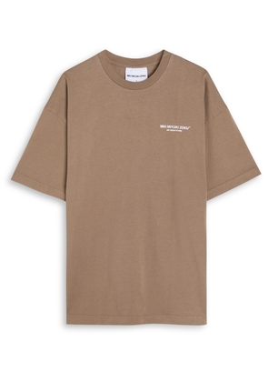 Mki Miyuki Zoku Design Studio Cotton T-shirt - Brown - XL