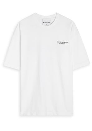 Mki Miyuki Zoku Design Studio Cotton T-shirt - White - XL