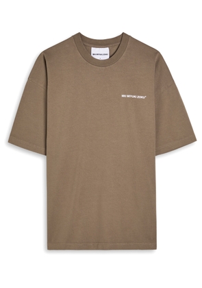 Mki Miyuki Zoku Uniform Logo-print Cotton T-shirt - Brown - XL