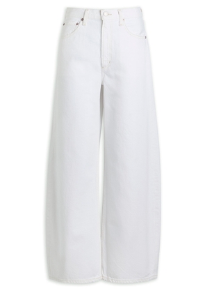 Agolde Low Curve Barrel-leg Jeans - White - 30 (W30 / UK12 / M)