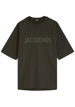 Jacquemus Le T-shirt Typo Cotton T-shirt - Brown - L