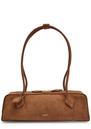 Alaïa Le Teckel Medium Suede Shoulder bag - Tan - One Size